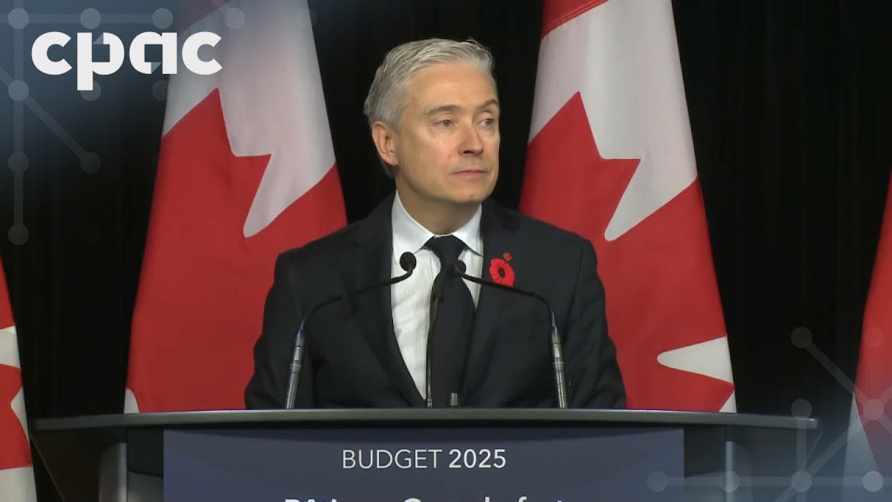 2025 Federal Budget: Finance Minister François-Philippe Champagne speaks with media