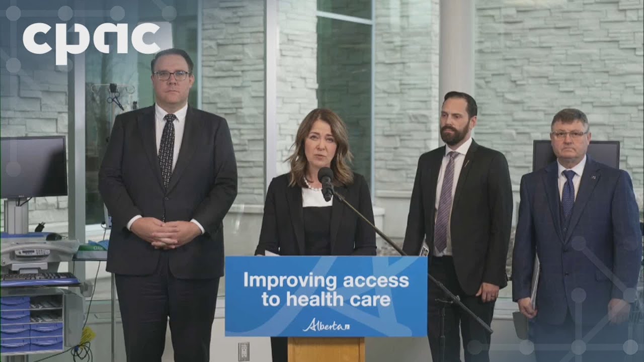 Alberta Premier Danielle Smith makes a health-care announcement – November 14, 2025