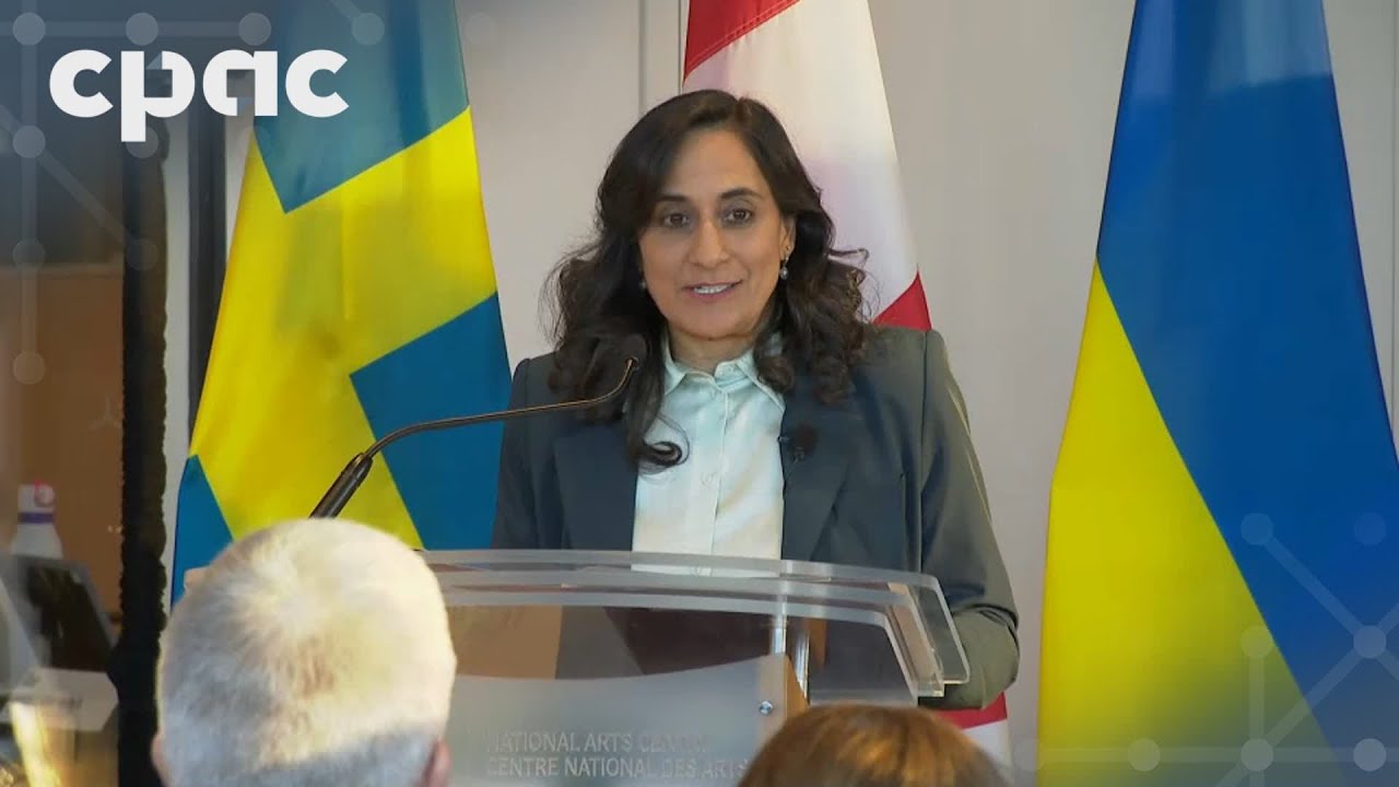 Anita Anand speaks with Sweden’s Ebba Busch in Ottawa – November 18, 2025