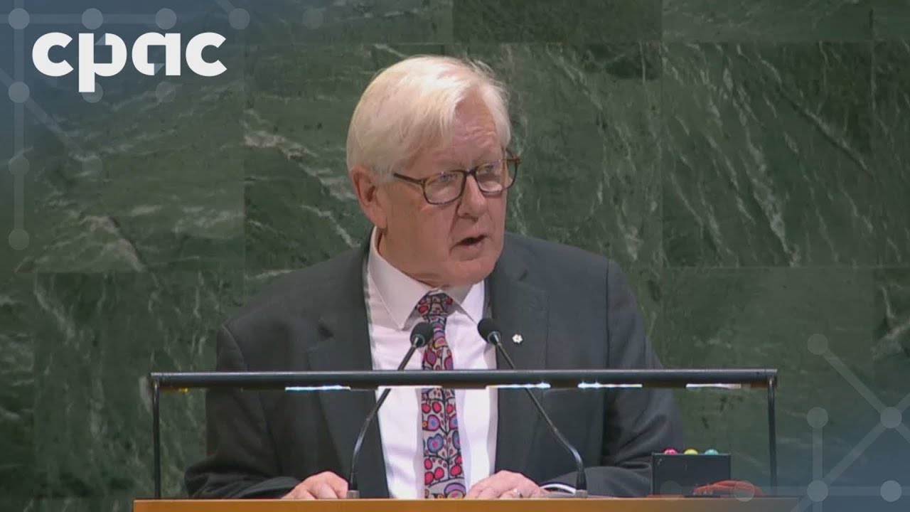 Bob Rae delivers final speech as Canada’s ambassador to the U.N. – November 13, 2025