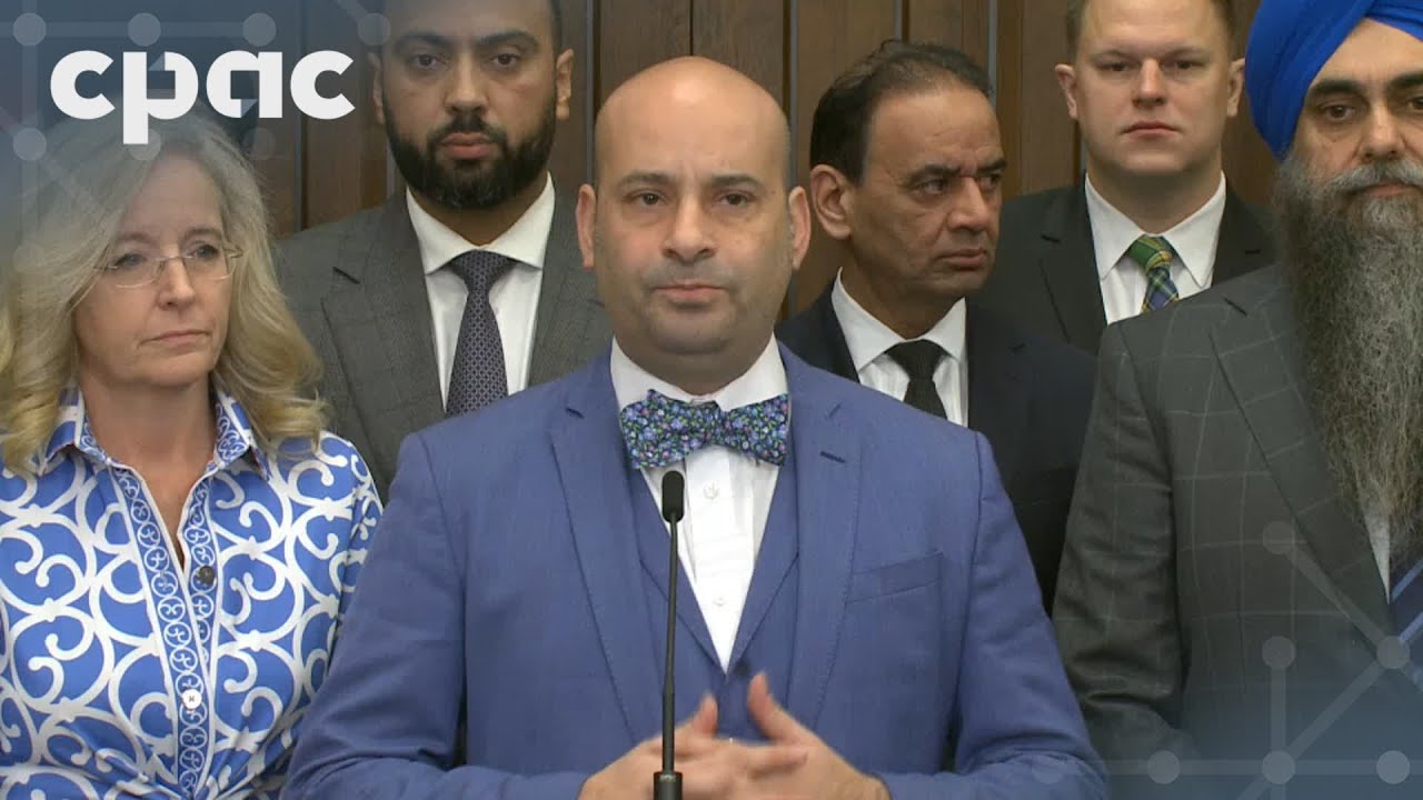 Conservative MPs hold a news conference on extortion and crime – November 20, 2025