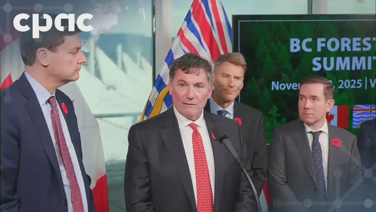 Dominic LeBlanc and David Eby hold a news conference – November 3, 2025
