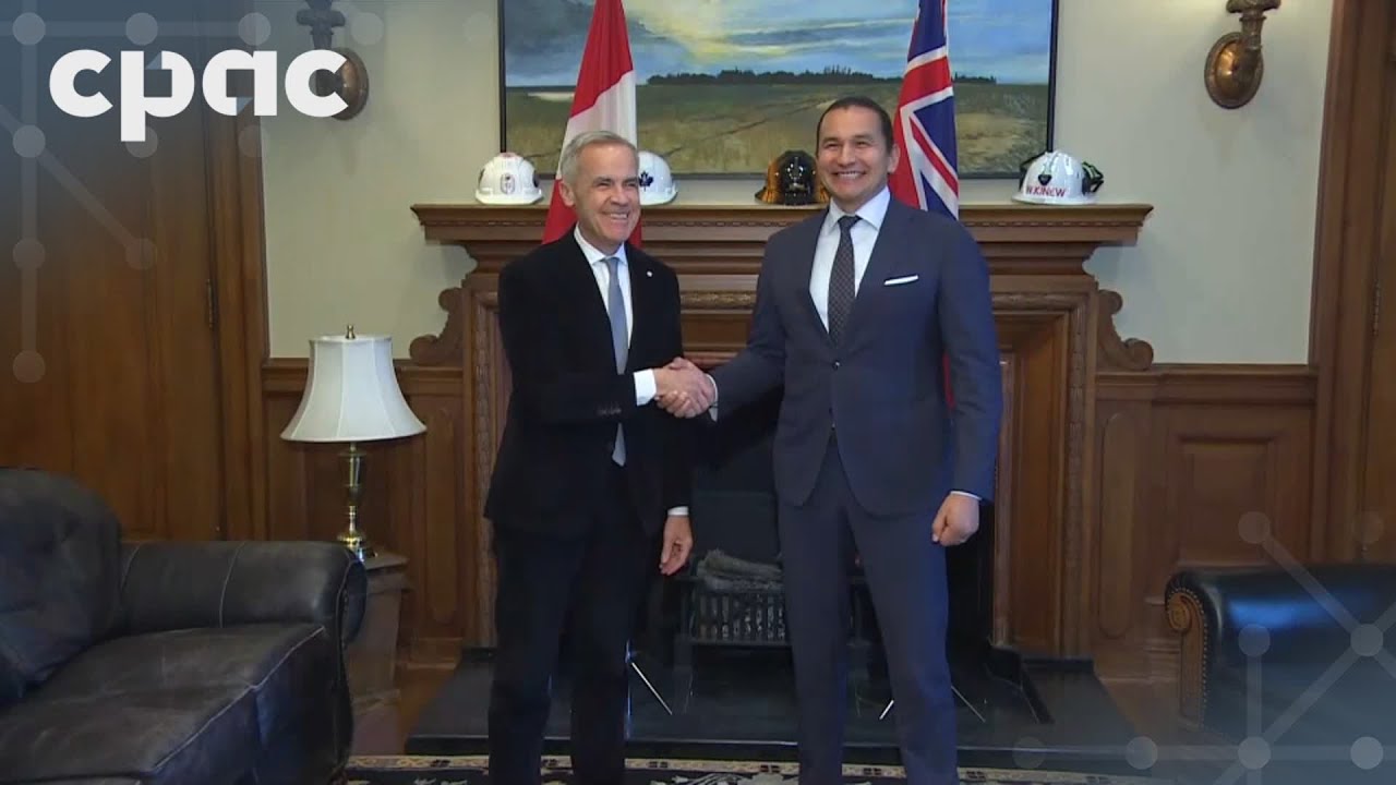 Mark Carney and Wab Kinew meet in Winnipeg – November 16, 2025