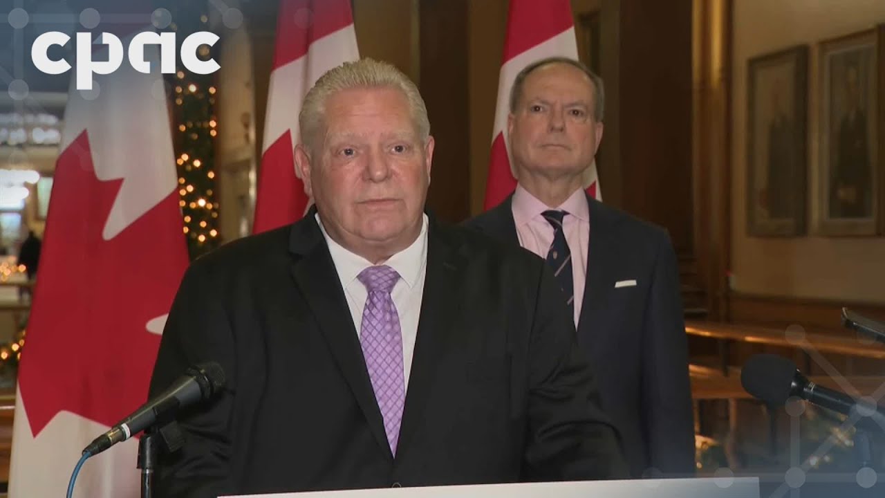 Ontario’s Doug Ford comments after virtual meeting with Mark Carney, premiers – November 17, 2025