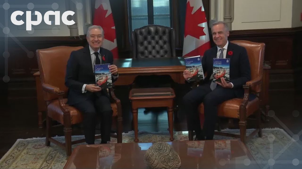 PM Carney and Minister Champagne meet before federal budget tabling – November 4, 2025