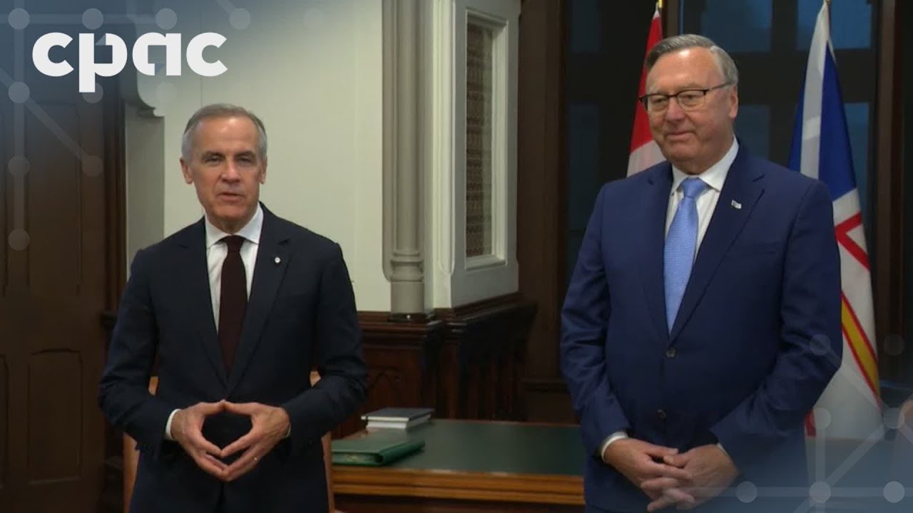 PM Mark Carney Meets with N.L. Premier Tony Wakeham – November 26, 2025
