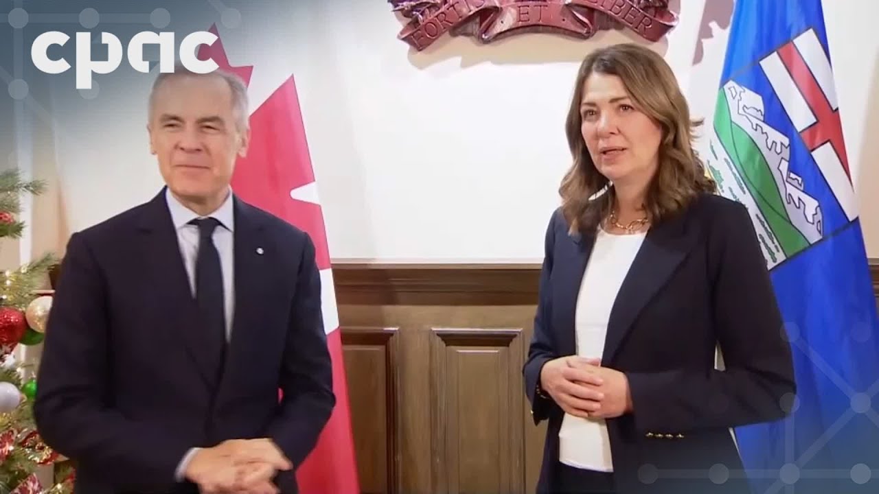 PM Mark Carney and Alberta Premier Danielle Smith sign energy framework – November 27, 2025