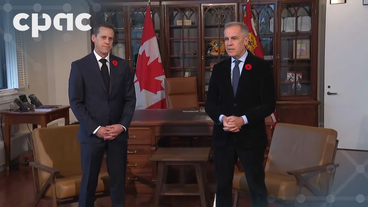 PM Mark Carney meets with P.E.I. Premier Rob Lantz in Ottawa – November 3, 2025