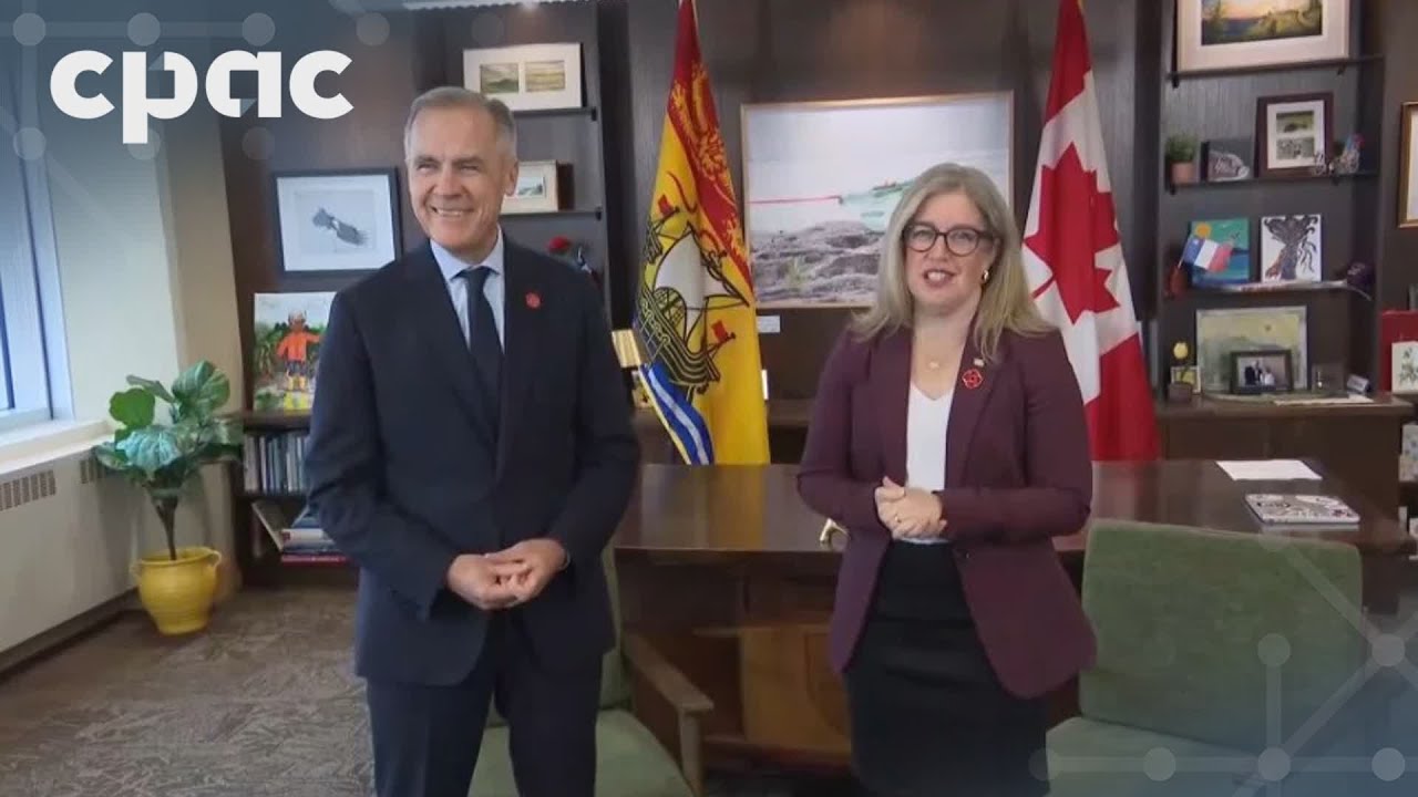 Prime Minister Mark Carney meets with New Brunswick Premier Susan Holt – November 10, 2025