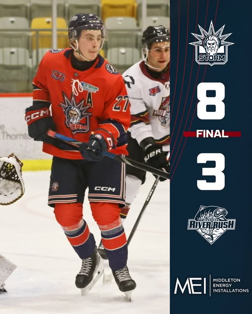 Storm Sweep River Rush With 8-3 Sunday Win