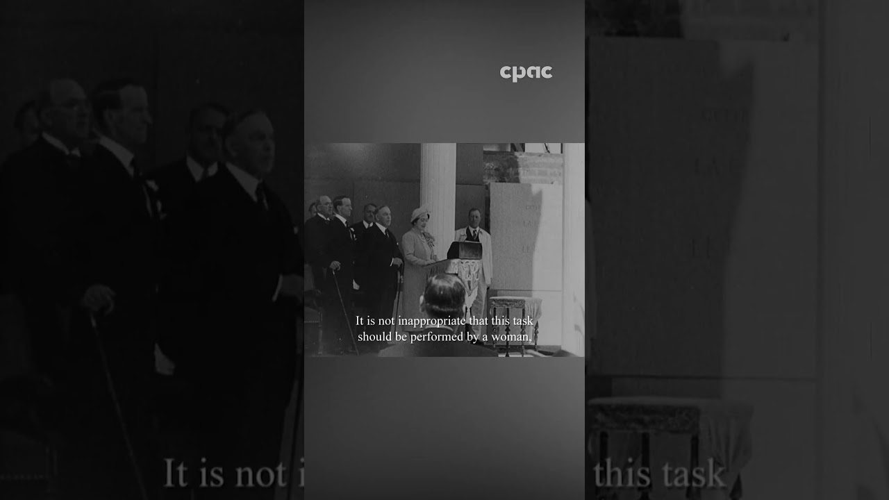 The Queen consort speech at the Supreme Court in 1939