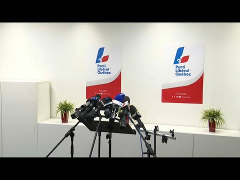 10 h 30 HE : Le chef démissionnaire du PLQ, Pablo Rodriguez, s’adresse aux journalistes
