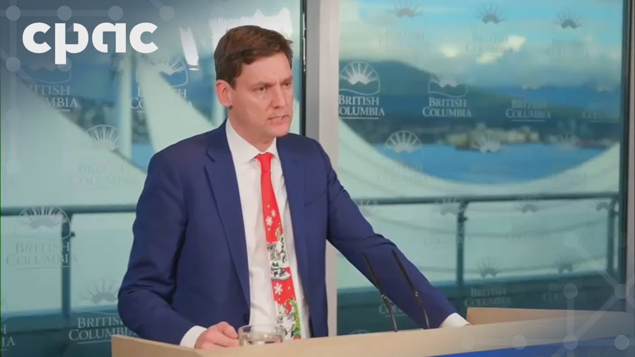 B.C. Premier David Eby holds a news conference on major projects – December 17, 2025