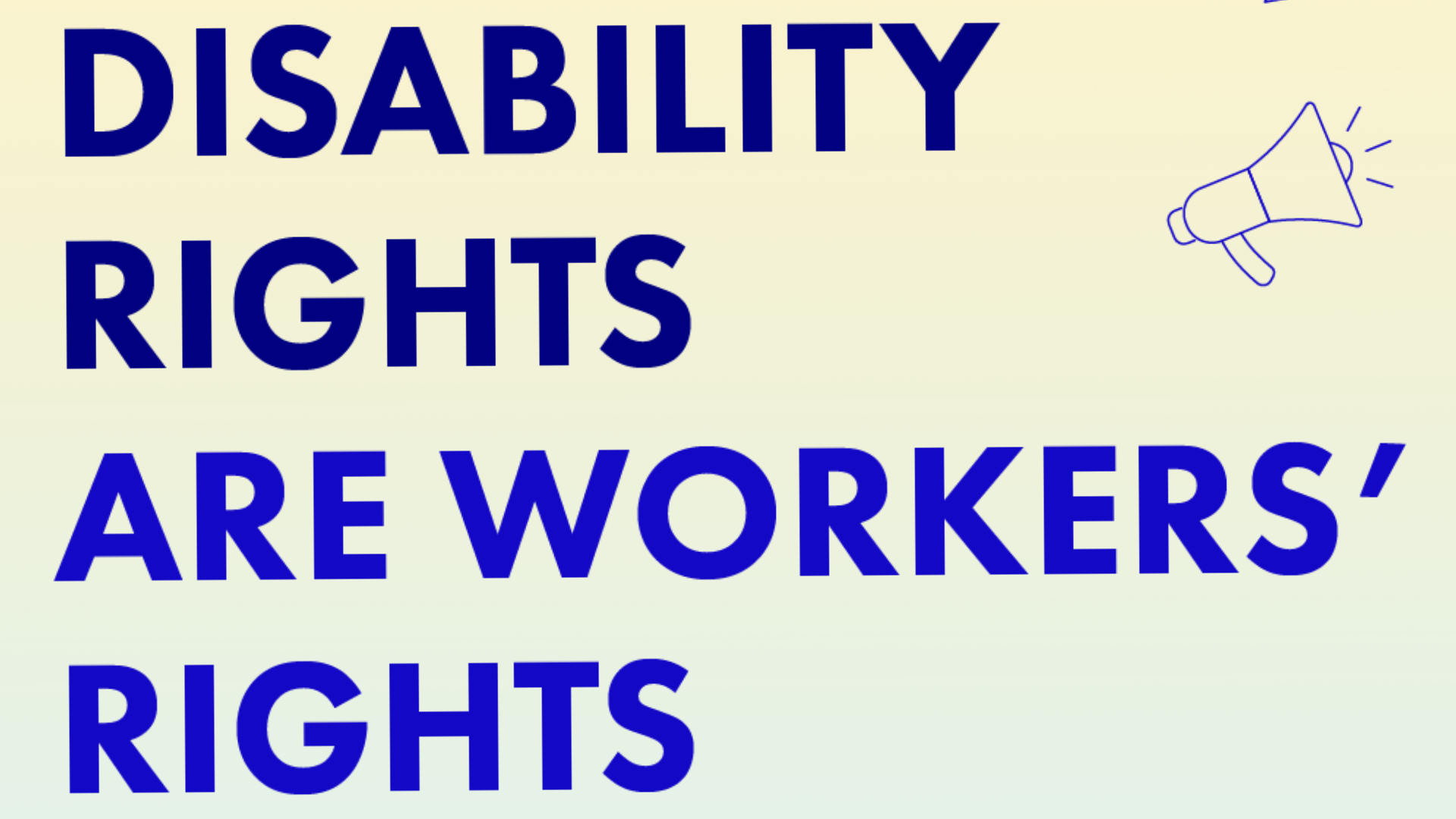 Canada’s unions echo the call: End disability poverty now