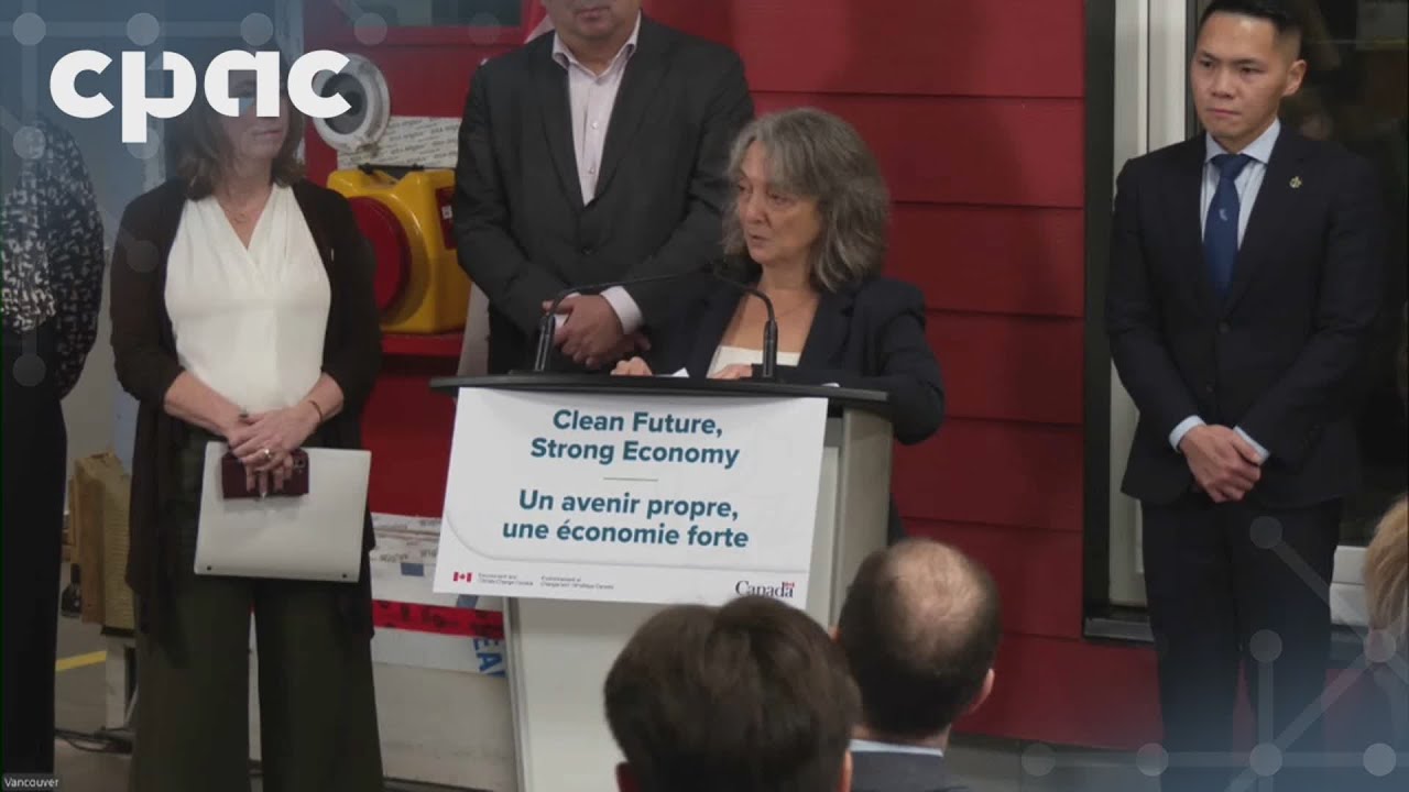 Environment Minister Julie Dabrusin makes an announcement in Burnaby, B.C. – December 16, 2025