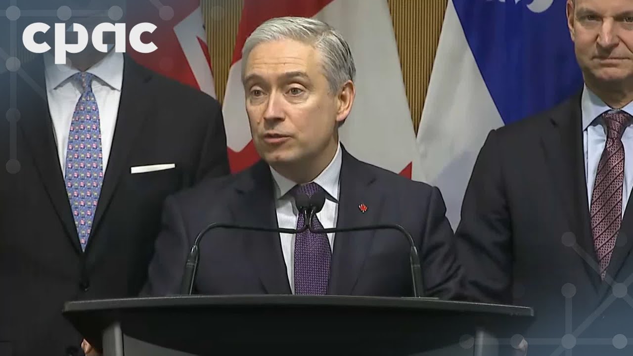 Finance Minister François-Philippe Champagne comments after meeting provincial counterparts