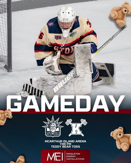 Storm Host Chiefs/Teddy Bear Toss Tonight 7pm