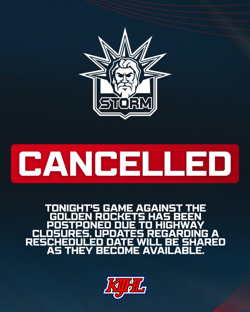 Tonight’s Game Vs Golden Postponed!