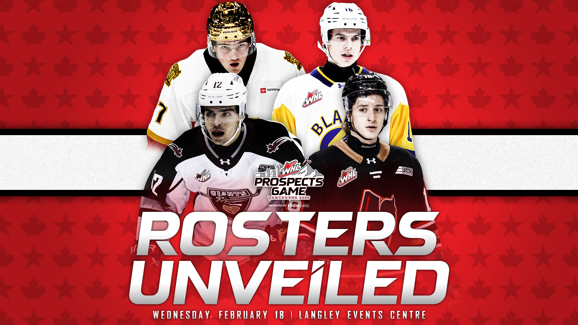 44 NHL Draft eligible players to compete at 2026 WHL Prospects Game presented by Showpass