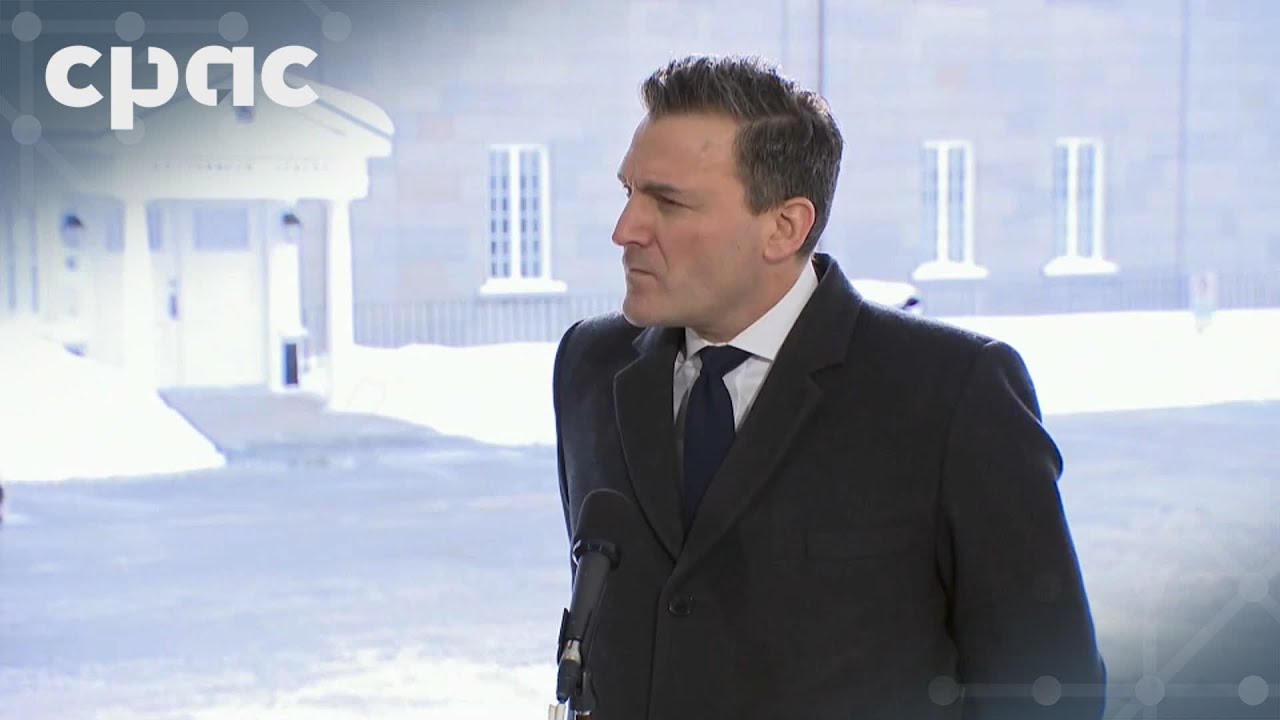 Artificial Intelligence Minister Evan Solomon speaks with reporters – January 23, 2026