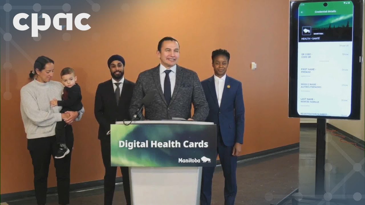 Manitoba Premier Wab Kinew provides update on digital health cards – January 12, 2026