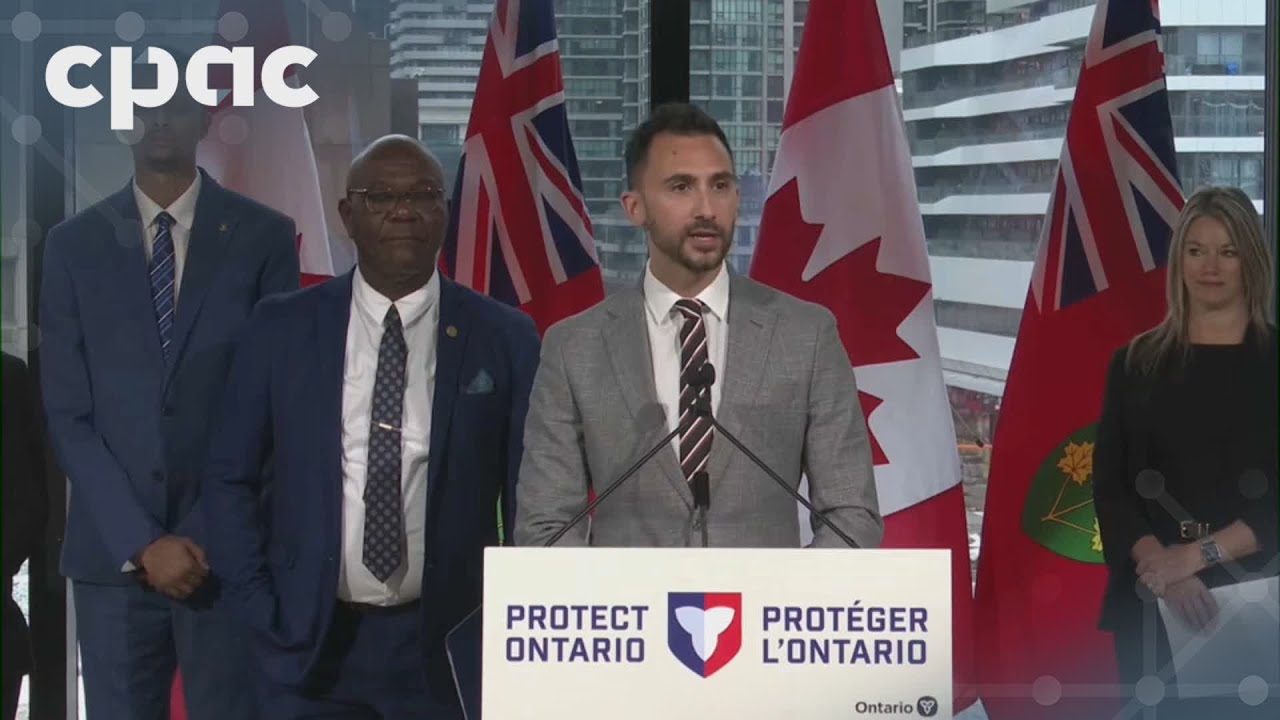 Ontario Energy Minister Stephen Lecce holds a news conference in Toronto – January 7, 2026
