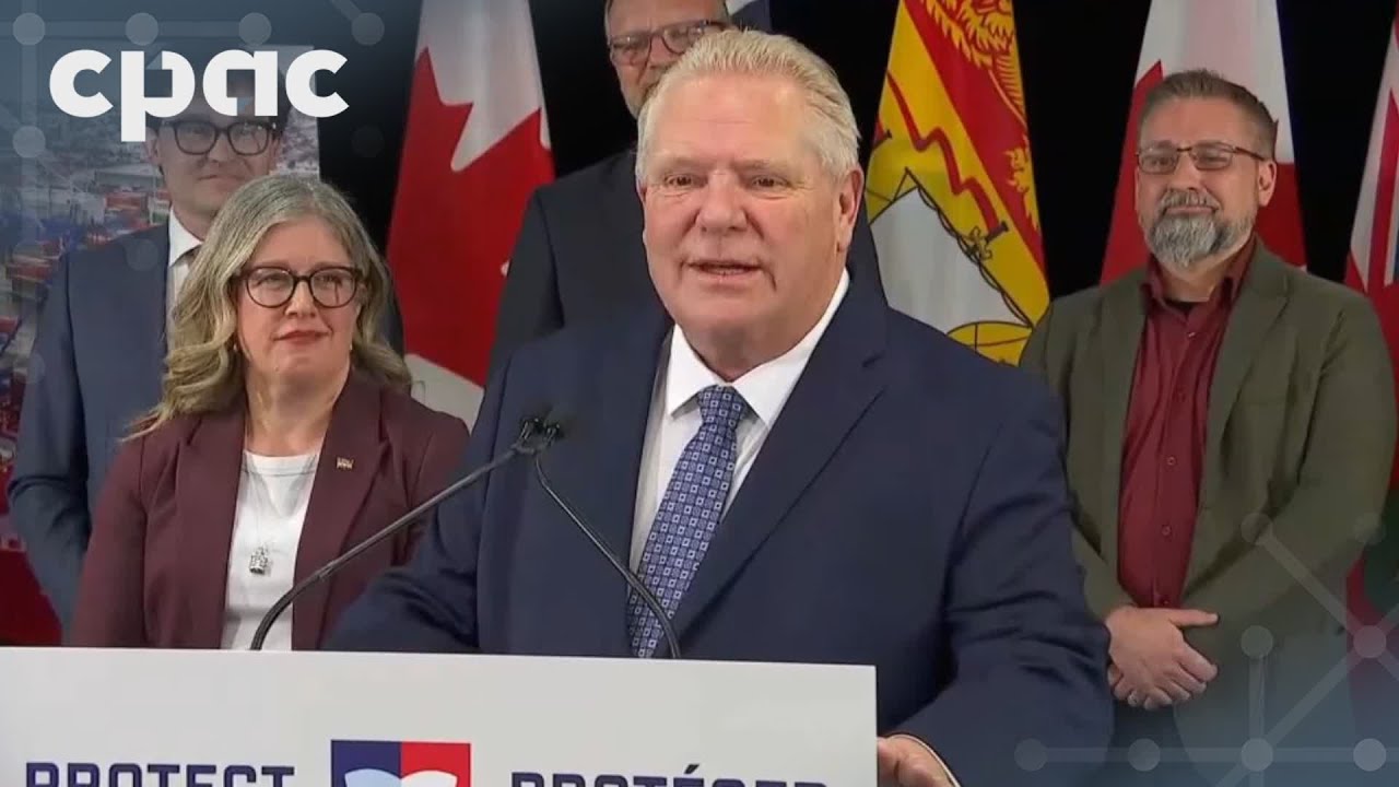 Ontario Premier Doug Ford and N.B. Premier Susan Holt hold a news conference – January 28, 2026