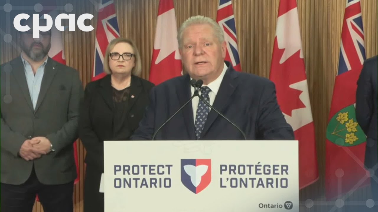 Ontario Premier Doug Ford holds a news conference – January 21, 2026