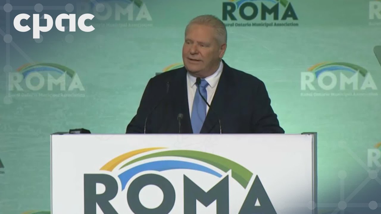 Ontario Premier Doug Ford speaks at ROMA conference – January 19, 2026