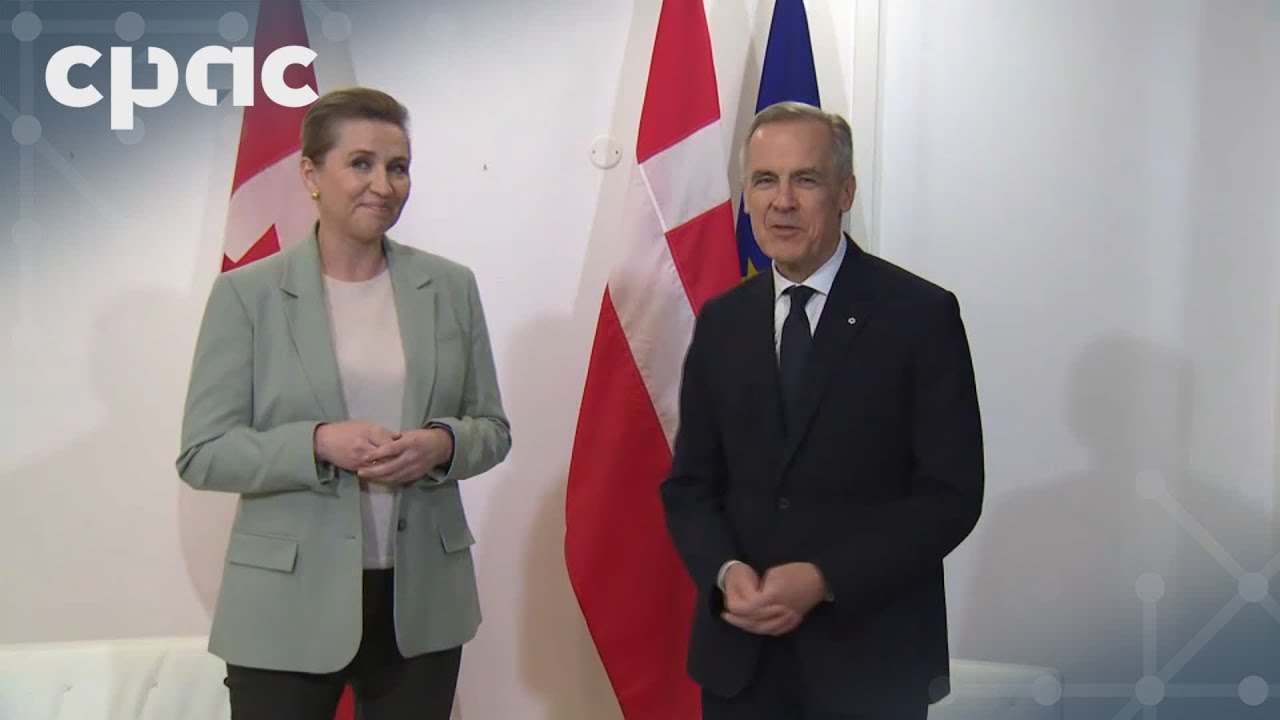 PM Mark Carney meets with Danish PM Mette Frederiksen in Paris – January 6, 2026