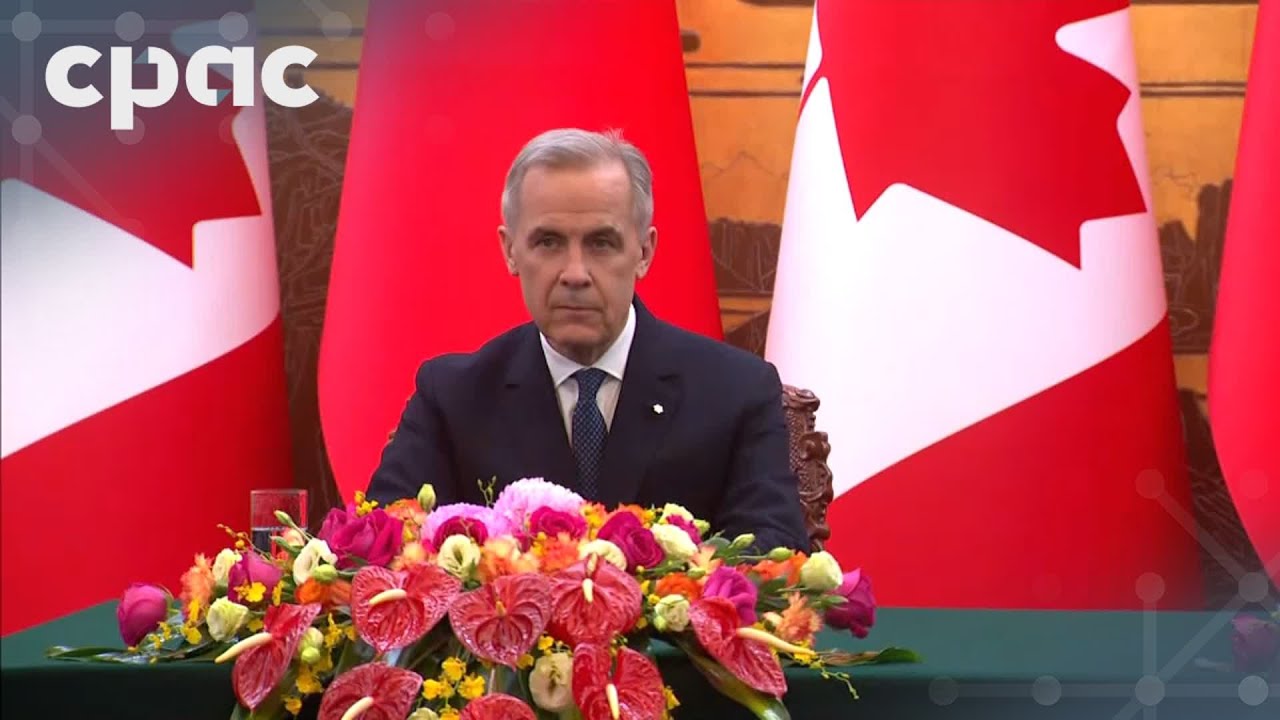Prime Minister Mark Carney attends signing ceremony in Beijing, China – January 15, 2026