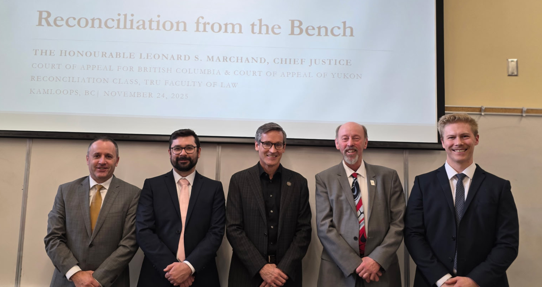 Reconciliation from the bench: insights from Chief Justice Marchand