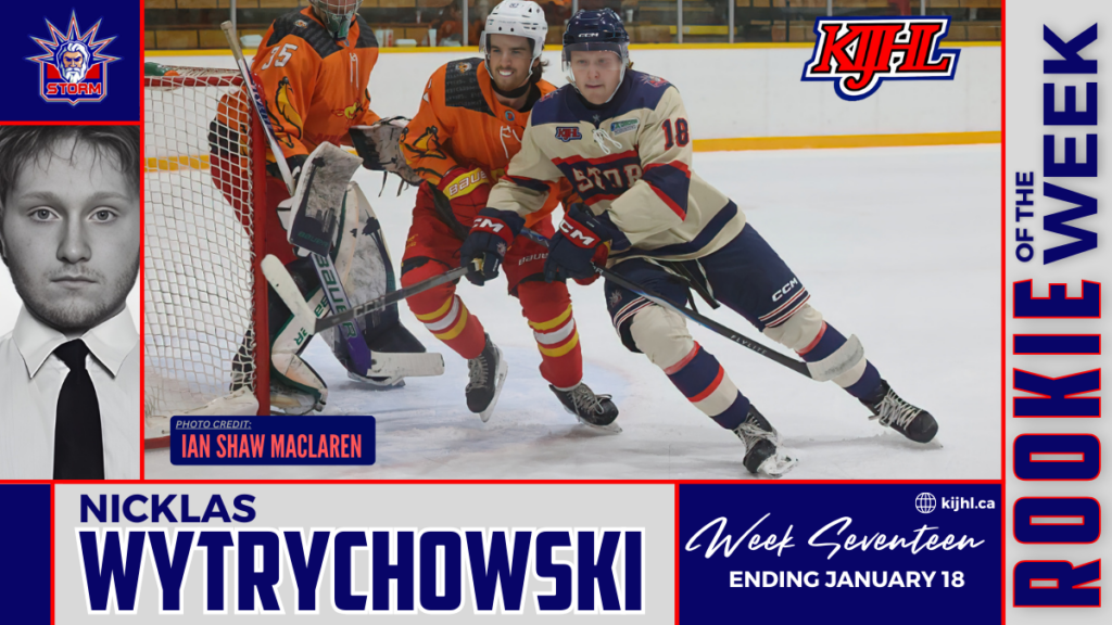 Wytrychowski storms to Rookie of the Week