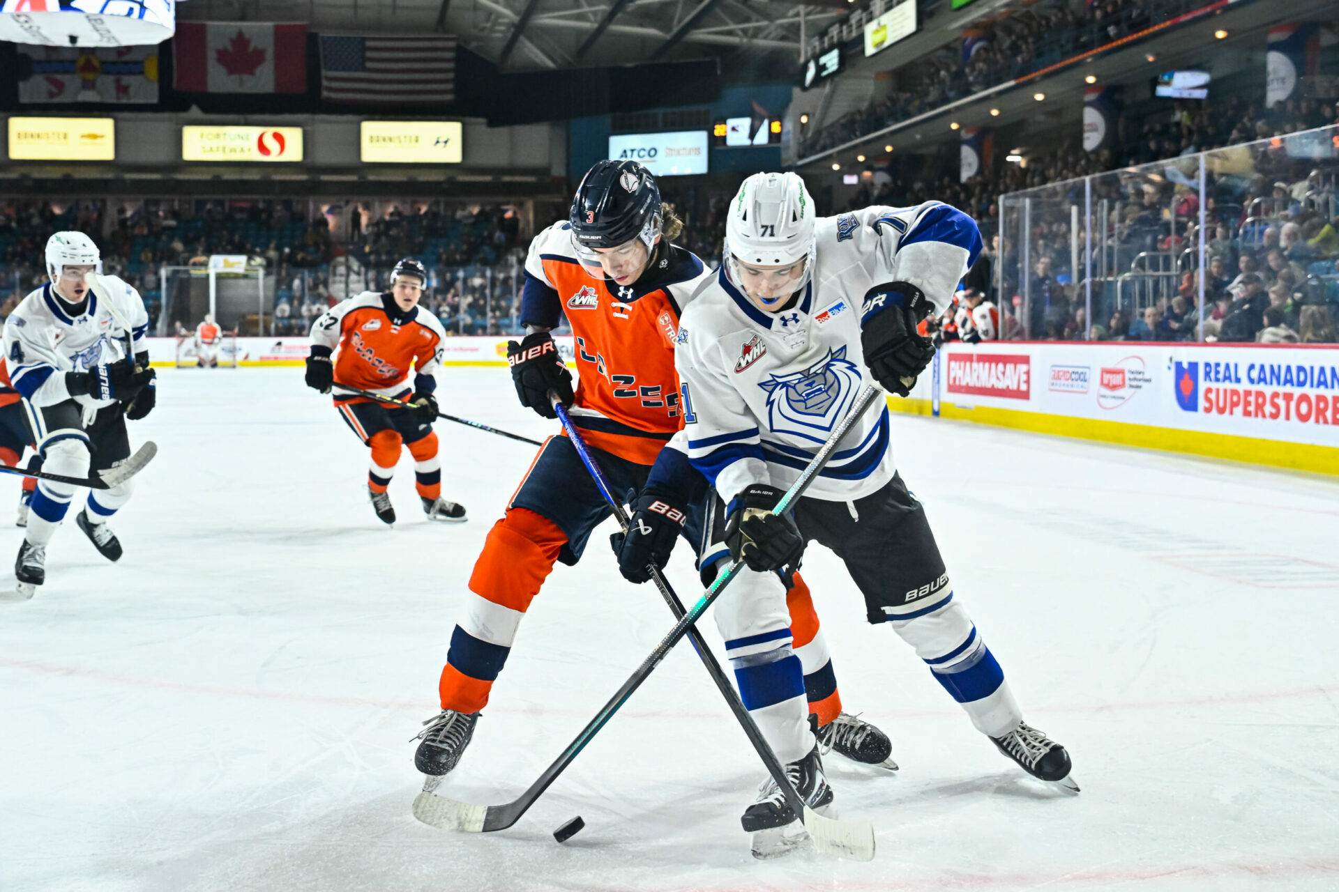 BLAZERS DROP 4-2 DECISION ON FAMILY DAY