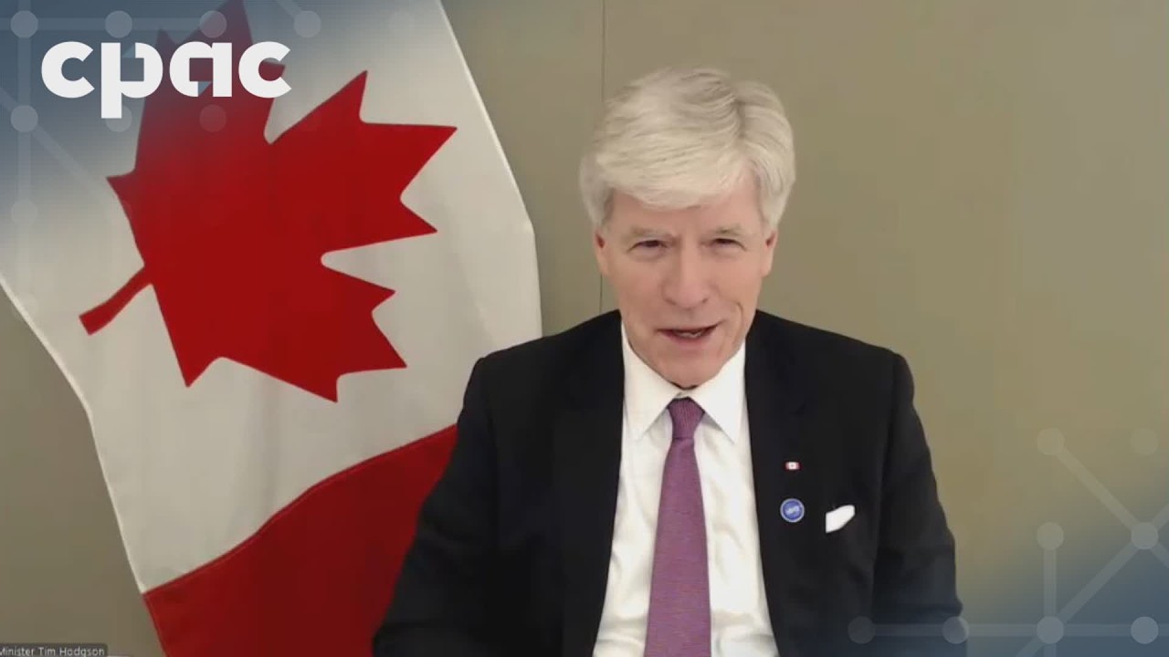 Energy Minister Tim Hodgson holds a news conference from Paris – February 19, 2026