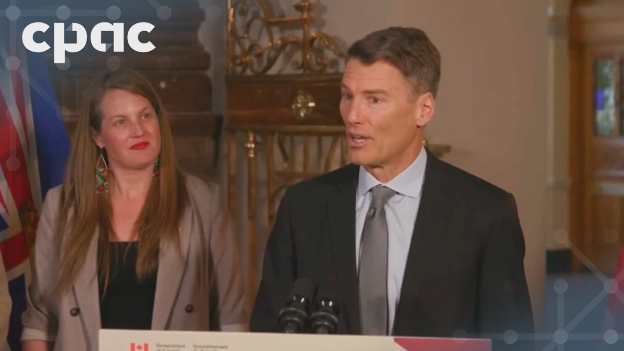 Federal and B.C. housing ministers make an announcement February 18, 2026