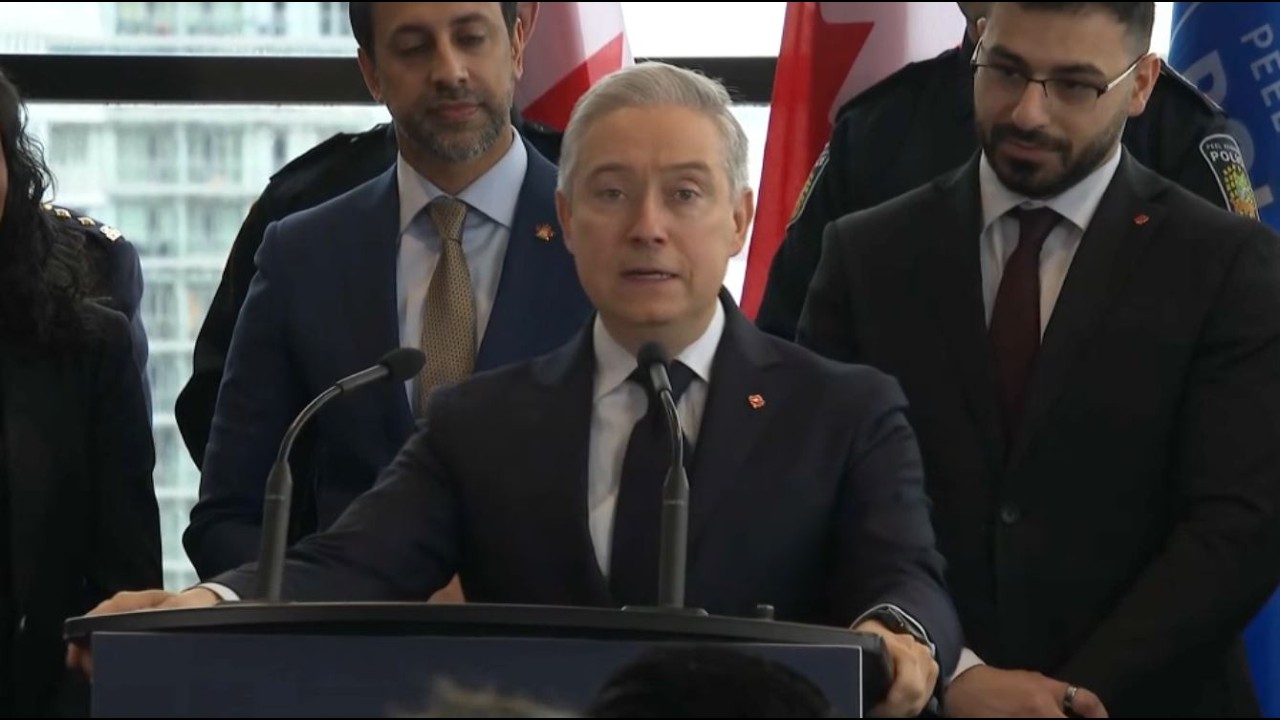 François-Philippe Champagne makes an announcement addressing extortion – February 19, 2026