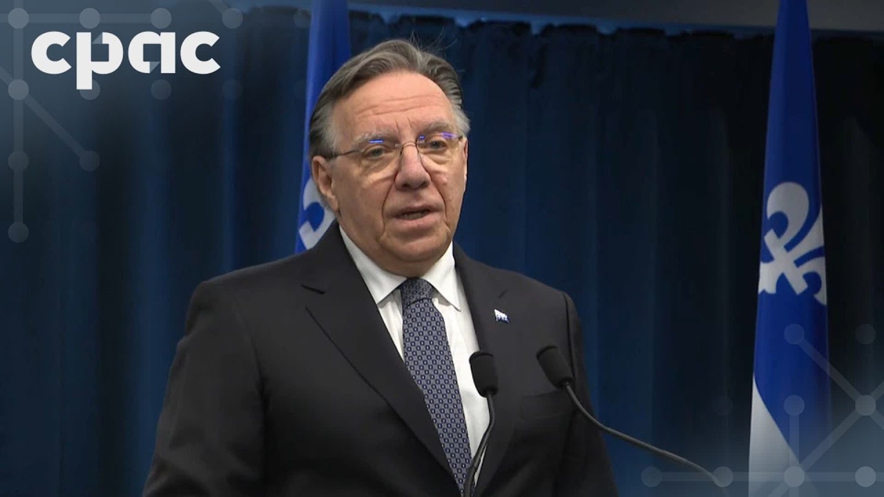 Le premier ministre du Québec François Legault réagit au rapport final de la Commission Gallant