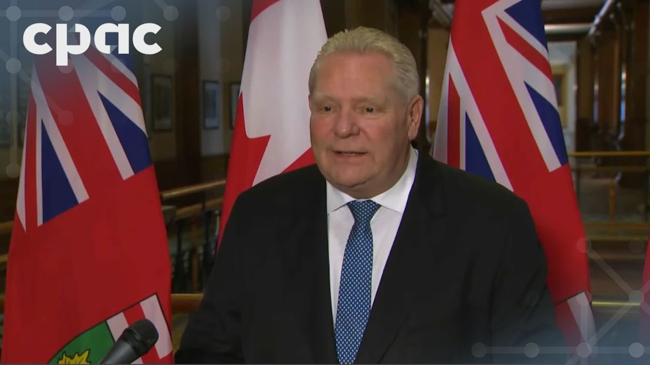 Ontario Premier Doug Ford speaks with reporters – February 10, 2026