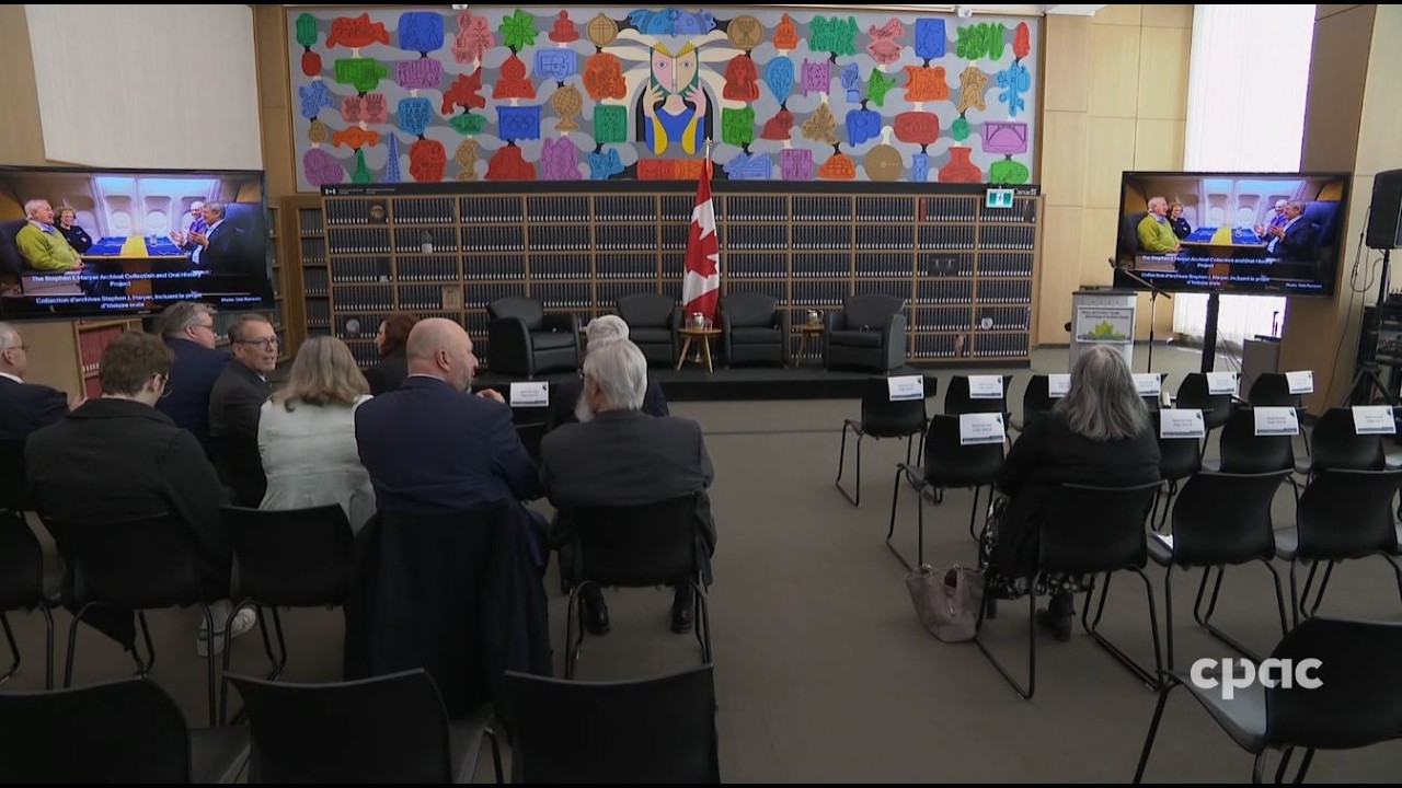 Starting soon: Stephen Harper launches collection at Library and Archives Canada