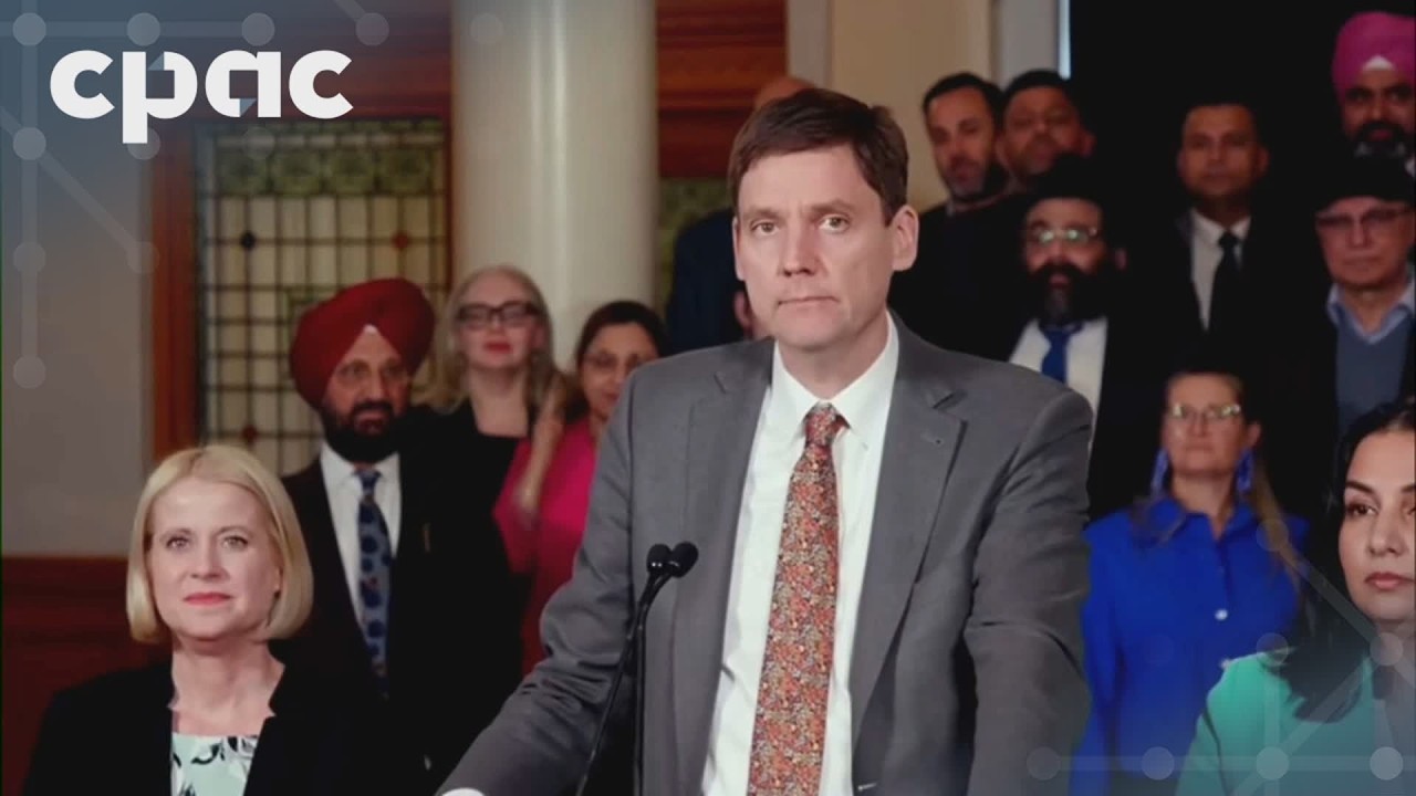 B.C. Premier David Eby makes an announcement in Victoria – March 9, 2026