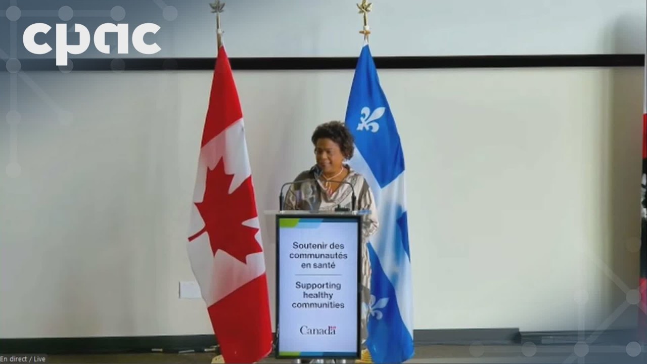 La ministre de la Santé Marjorie Michel fait une annonce à Montréal – 6 mars 2026