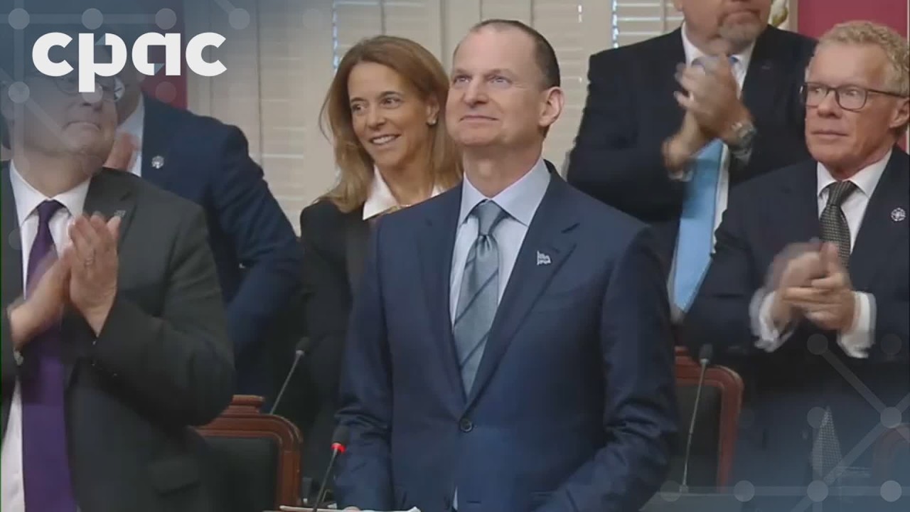 Le ministre des Finances du Québec, Eric Girard, présente le budget 2026 – 18 mai 2026