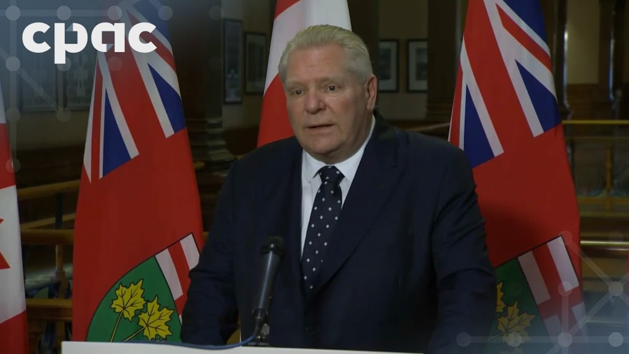 Ontario Premier Doug Ford speaks with reporters at Queen's Park – March 10, 2026
