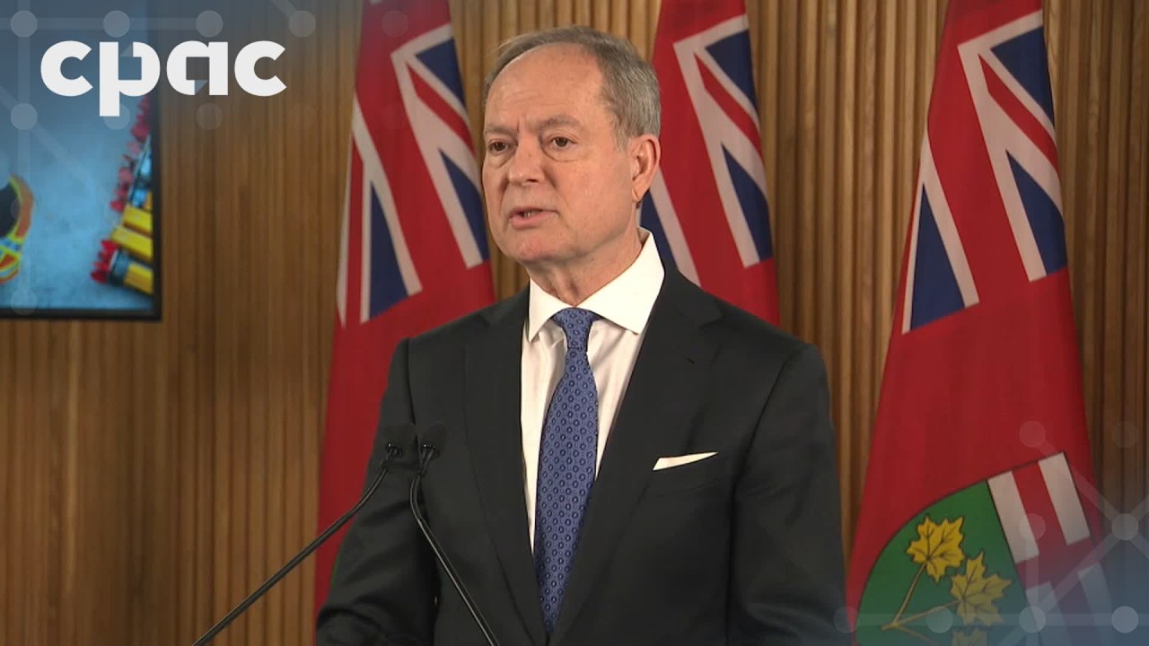 Ontario finance minister discusses 2026 budget – March 26, 2026