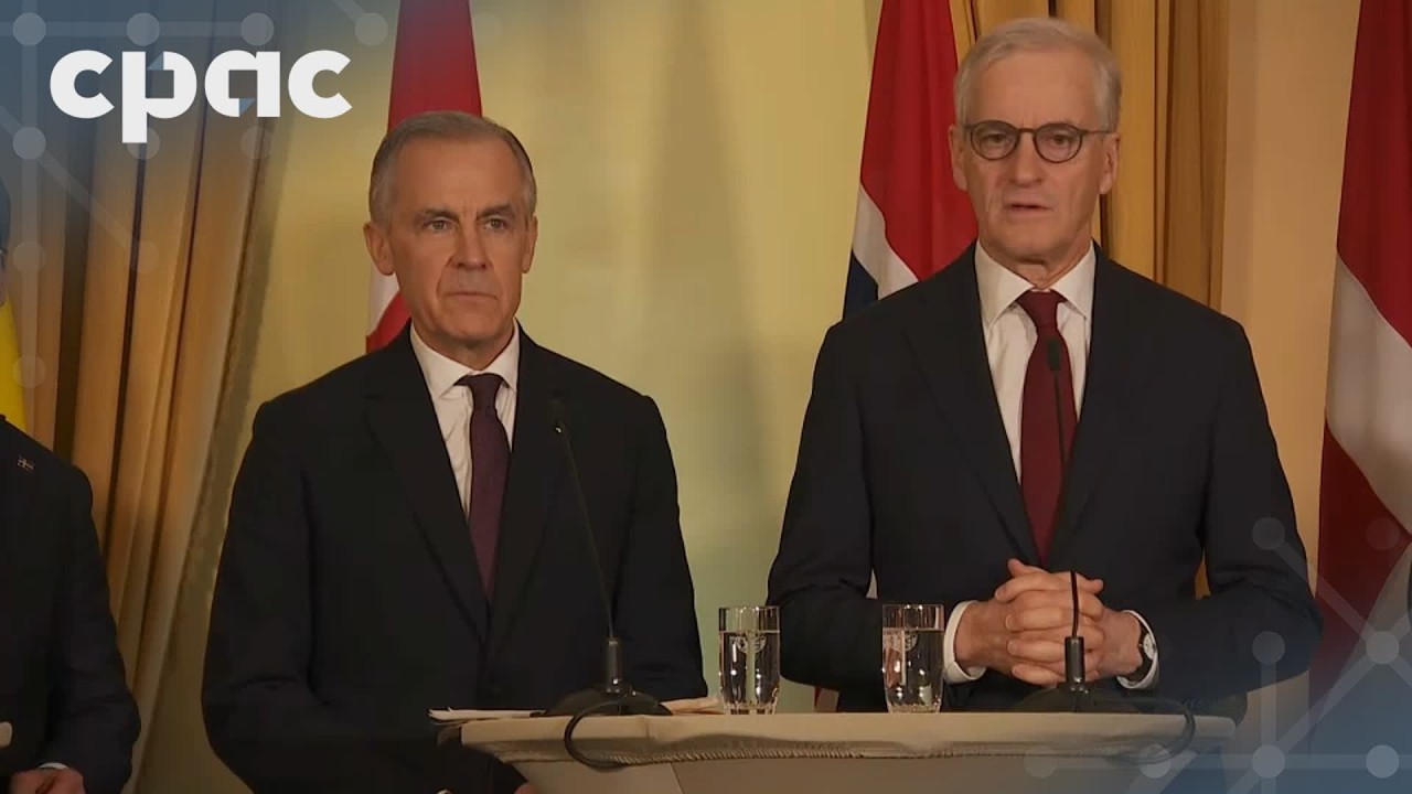 PM Mark Carney holds joint news conference with Nordic leaders in Oslo – March 15, 2026