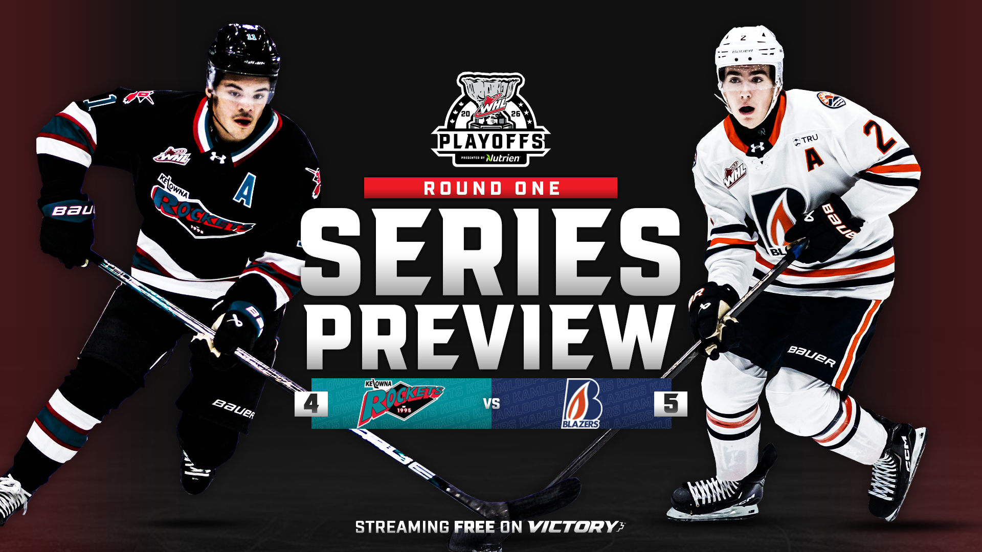 SERIES PREVIEW: (5) Kamloops Blazers vs. (4) Kelowna Rockets