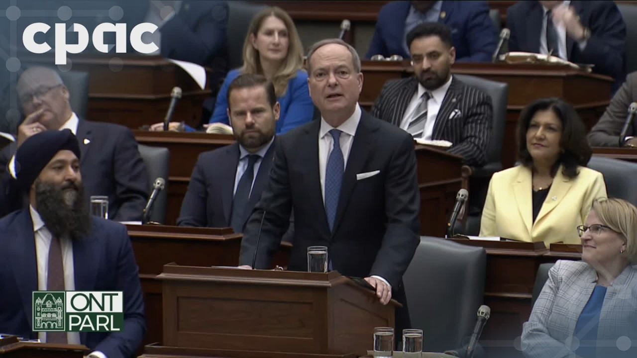 Starting soon: Ontario Finance Minister Peter Bethlenfalvy presents the 2026 budget