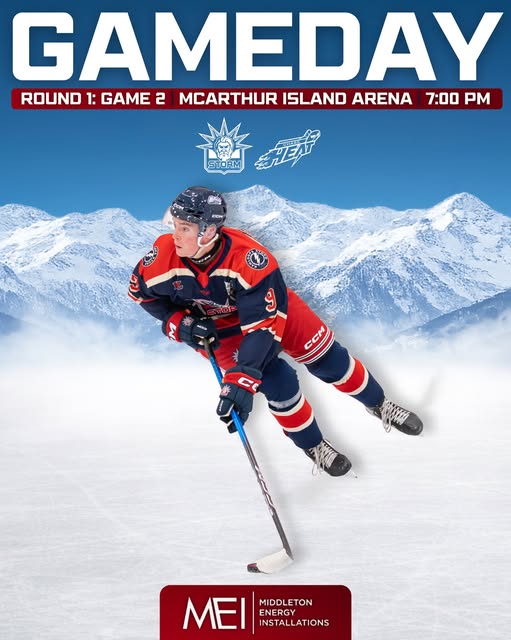 Storm Host Game Two Tonight 7pm