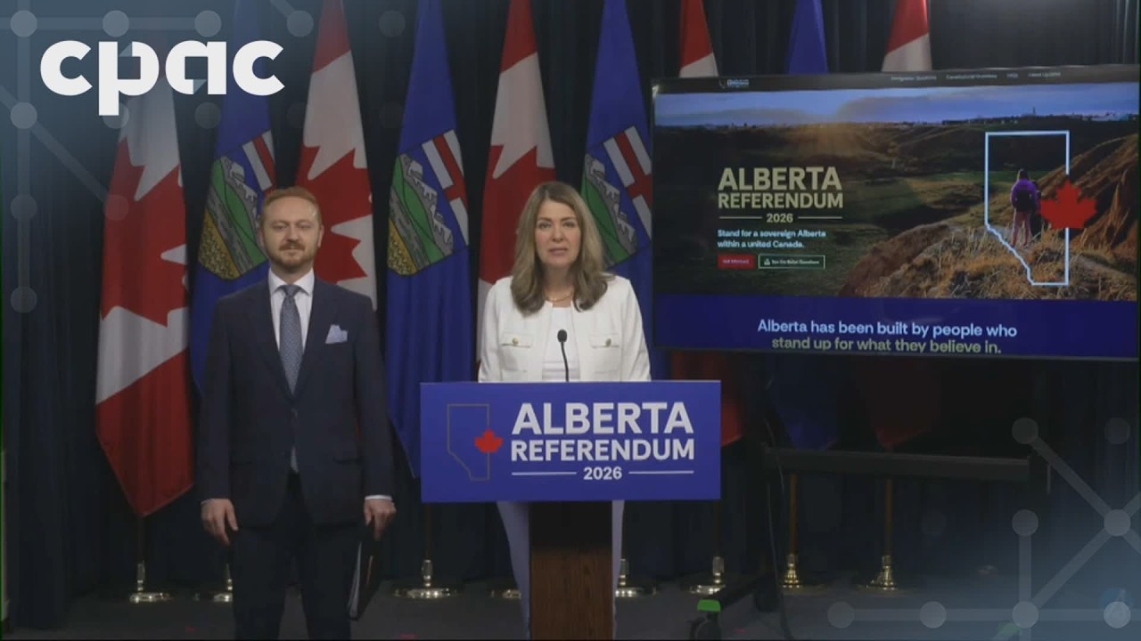 Alberta Premier Danielle Smith provides update on fall referendum – April 23, 2026